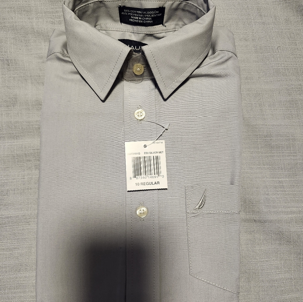 Nautica long sleeve shirt boys size 10